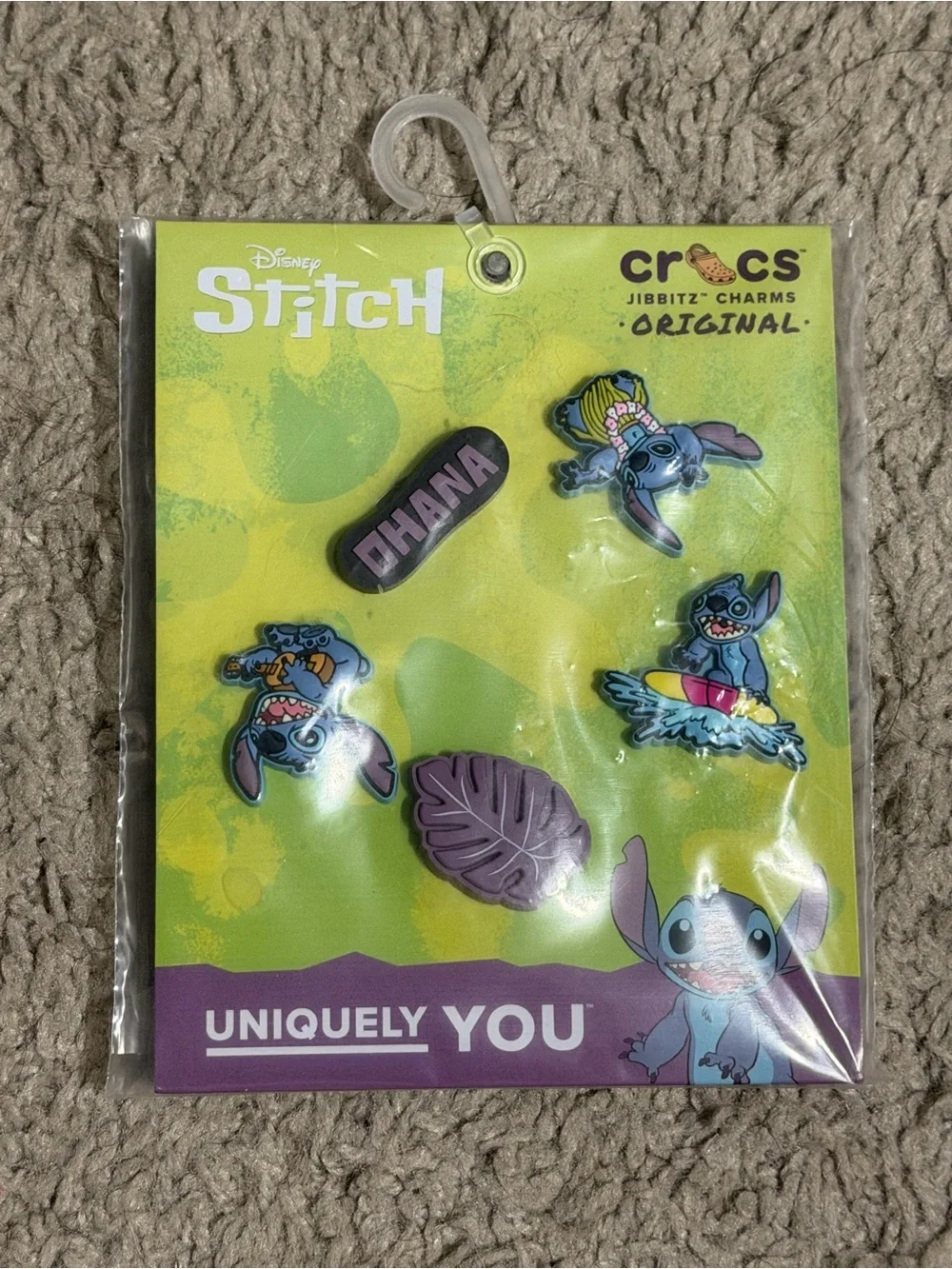 Crocs Disney Stitch Purple Jibbitz Charms